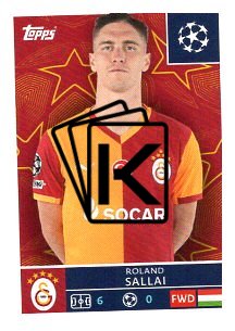2025-26 Topps Champions League Galatasaray SK 235 Roland Sallai