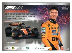 2025 Topps Turbo Attax F1  McLaren Epic Moments  117 Lando Norris