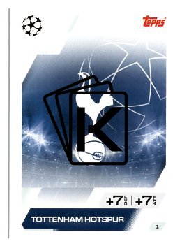 fotbalová kartička 2025-26 Topps Match Attax UCC 1Team Logo Tottenham Hotspur