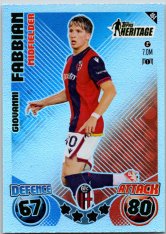 fotbalová kartička 2024-25 Topps Match Attax UEFA Club Competitions Topps Heritage 464 Giovanni Fabbian (Bologna FC 1909)