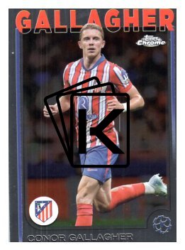 fotbalová kartička 2024-25 Topps Chrome UCC 35 Conor Gallagher, Atlético de Madrid