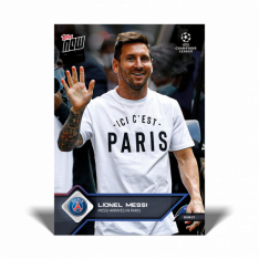Fotbalová kartička Topps Now 2021-22 UCL 11 Lionel Messi PSG