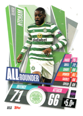fotbalová kartička Topps Match Attax Champions League 2020-21 CEL3 Olivier Ntcham All Rounder Celtic FC