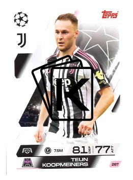 fotbalová kartička 2025-26 Topps Match Attax UCC 267 Teun Koopmeiners (Juventus)