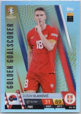 fotbalová karta Topps Match Attax EURO 2024 GC10 Dušan Vlahović (Serbia)
