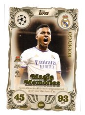 fotbalová kartička 2025-26 Topps Match Attax UCC Magic Memories (Rainbow Plus Foil) 433 Rodrygo (Real Madrid CF)