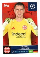 2025-26 Topps Champions League Eintracht Frankfurt 170 Michael Zetterer