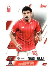 fotbalová kartička 2025-26 Topps Match Attax UCC 96 Morgan Gibbs-White (Nottingham Forest)