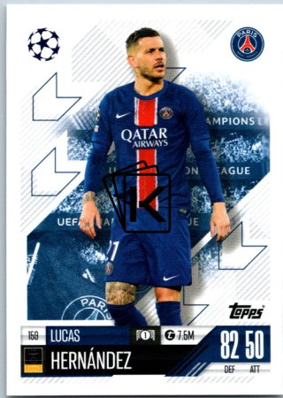 fotbalová kartička 2024-25 Topps Match Attax UEFA Club Competitions  158 Marquinhos (Paris Saint-Germain)  -  Captain