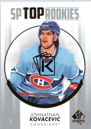 2022-23 Upper Deck SP Authentic SP Top Rookies TR-31 Johnathan Kovacevic - Montreal Canadiens