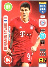 fotbalová karta Panini Adrenalyn XL FIFA 365 2021 Team Mate 100 Benjamin Pavard FC Bayern Munchen