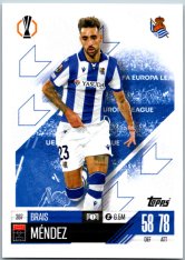 fotbalová kartička 2024-25 Topps Match Attax UEFA Club Competitions 287 Brais Mendez (Real Sociedad de Futbol)
