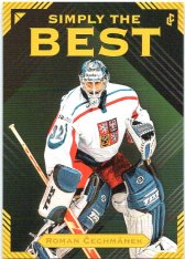 Legendary Cards Simply The Best 27 Roman Čechmánek 2004 Česká Republika MS  v Praze