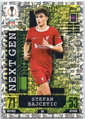 Fotbalová kartička 2023-24 Topps Match Attax UEFA Club Competitions Next Gen 391 Stefan Bajcetic	Liverpool