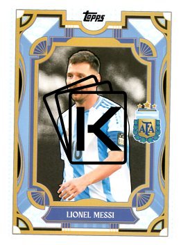 fotbalová kartička 2024-25 Topps Argentina Argentine Tango 36 Lionel Messi