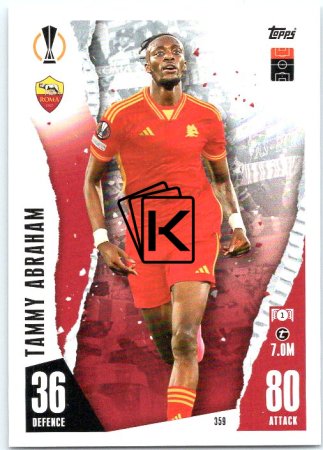 Fotbalová kartička 2023-24 Topps Match Attax UEFA Club Competitions 359 Tammy Abraham AS Řím