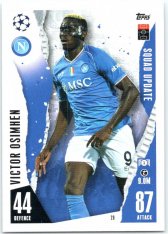 2023-24 Topps Match Attax EXTRA UEFA Club Competition Squad Update 28 Victor Osimhen (SSC Napoli)