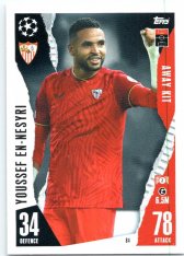 2023-24 Topps Match Attax EXTRA UEFA Club Competition Away Kit 84 Youssef En-Nesyri (Sevilla FC)