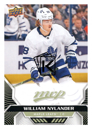 2020-21 UD MVP 124 William Nylander - Toronto Maple Leafs