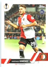 Fotbalová kartička 2022-23 Topps UEFA Club Competitions 153 Santiago Giménez - Feyenoord RC