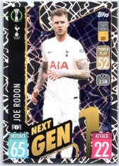 fotbalová kartička 2021-22 Topps Match Attax UEFA Champions Next Gen 125 Joe Rodon Tottenham Hotspur