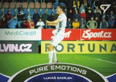 fotbalová kartička 2021-22 SportZoo Fortuna Liga Serie 2 Pure Emotions PE-01 Lukáš Sadílek 1.FC Slovácko