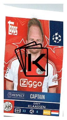 2025-26 Topps Champions League AFC Ajax 43 Davy Klaassen