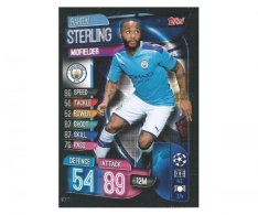 Fotbalová kartička 2019-2020  Topps Champions League Match Attax - Manchester City - Raheem Sterling 11