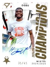 podepsaná karta 2025-26 SportZoo SK Slavia Praha Champions /45 CHS-IO Igoh Obgu