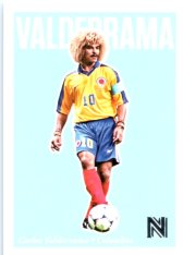 2017 Panini Nobility 30 Carlos Valderrama - Colombia