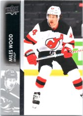 hokejová karta 2021-22 UD Series One 112 Miles Wood - New Jersey Devils