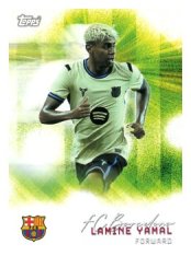 fotbalová kartička 2025-26 Topps Team set FC Barcelona Pitch Pursuits 26 Lamine Yamal