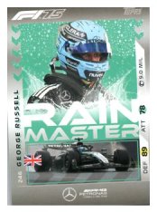 2025 Topps Turbo Attax F1 Mercedes AMG Rainmaster HP 246 George Russell
