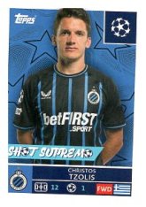 2025-26 Topps Champions League  Club Brugge 489 Christos Tzolis