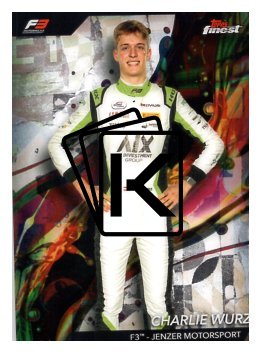 2024 Topps Finest F1 Common 58 Charlie Wurz – F3 – Jenzer Motorsport