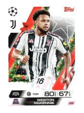 fotbalová kartička 2025-26 Topps Match Attax UCC Winter Collection Juventus 268 Weston McKennie