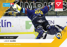 Hokejová kartička SportZoo 2021-22 Live L-049 Libor Kašík PSG Berani Zlín