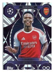 fotbalová kartička 2025-26 Topps Match Attax UCC Infinity IN2 Bukayo Saka (Arsenal)