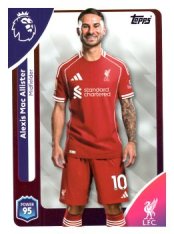 fotbalová kartička 2025-26 Topps  Premier League 170 Alexis Mac Allister (Liverpool)