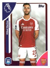 fotbalová kartička 2025-26 Topps  Premier League 6 Mikel Merino (Arsenal)