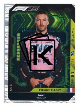 2025 Topps Turbo Attax F1 BWT Alpine Shake Down SK6 Pierre Gasly