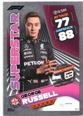2022 Topps Formule 1Turbo Attax F1 Superstars 302 George Russell (Mercedes-AMG)