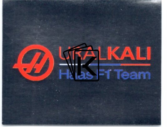 samolepka 2021 Topps  Formule 1 Team Logo 11 Haas