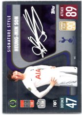 fotbalová kartička 2021-22 Topps Match Attax UEFA Champions League Signature Style 441 Heung-Min Son Tottenham Hotspur