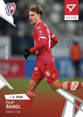 fotbalová kartička 2024-25 SportZoo Chance Liga Live L-39 Filip Šancl Pardubice