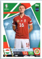 fotbalová karta Topps Match Attax EURO 2024 HUN12 Dániel Gazdag (Hungary)