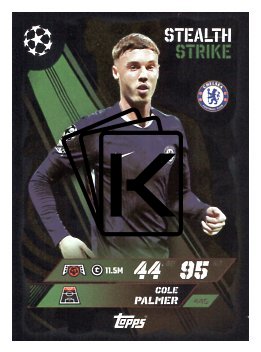 fotbalová kartička 2025-26 Topps Match Attax UCC 445 Cole Palmer (Chelsea)