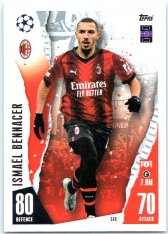 Fotbalová kartička 2023-24 Topps Match Attax UEFA Club Competitions 349 Ismaël Bennacer AC Milan