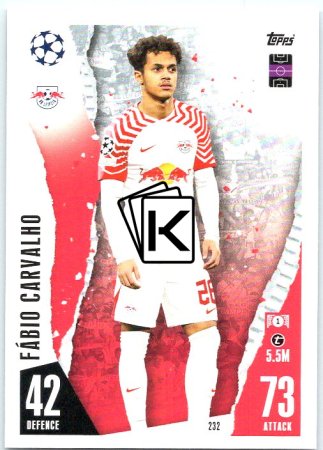 Fotbalová kartička 2023-24 Topps Match Attax UEFA Club Competitions 232 Fábio Carvalho RB Leipzig