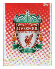 2020-21 Topps Champions League samolepka LIV1 Logo Liverpool FC